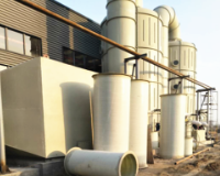 鼎点注册玻璃钢废气处理工程——（泰兴联固固体垃圾）