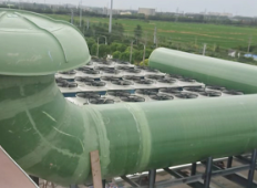 鼎点注册防腐玻璃钢风管厂家-完工现场[江苏欧升]